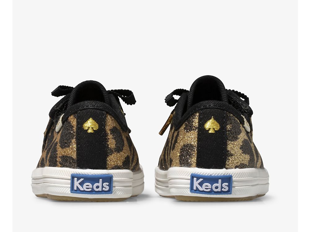 Keds Kate Spade New York Kickstart Jr. Glitter Leopard Tytön Tennarit Leopardi | FI-16300