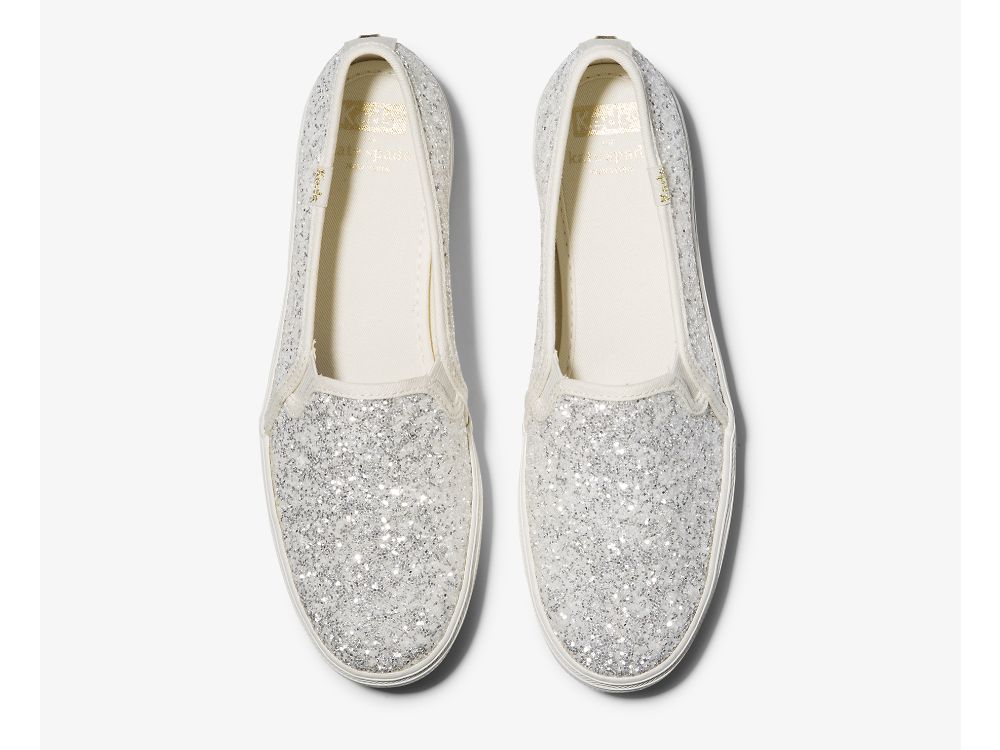 Keds Kate Spade New York Triple Decker Glitter Naisten Alustan Kengät Kerma | FI-75165