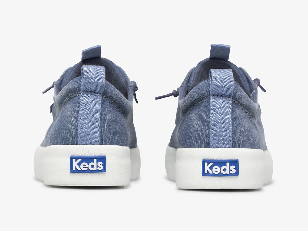 Keds Kickback Canvas Washable Naisten SlipOnTennarit Laivastonsininen | FI-15151