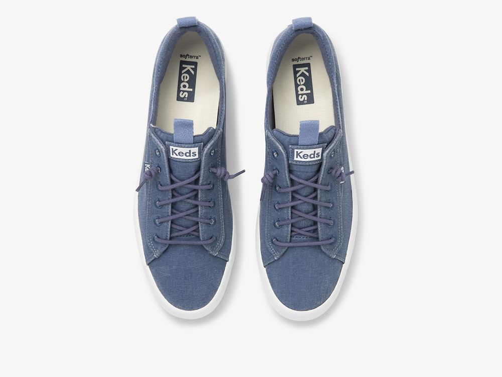 Keds Kickback Canvas Washable Naisten SlipOnTennarit Laivastonsininen | FI-15151