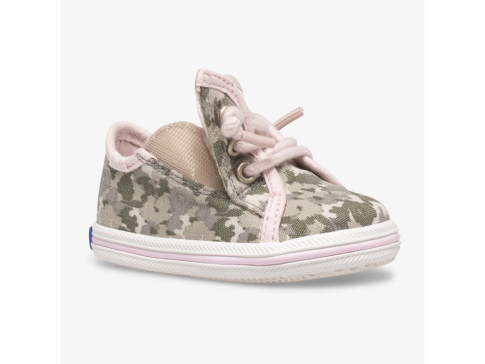 Keds Kickstart Crib Feat. Organic Puuvilla Tytön Tennarit Camo | FI-39279