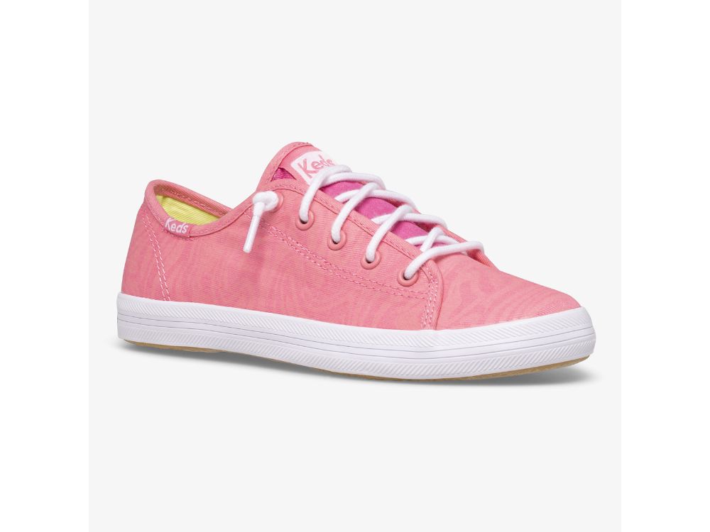 Keds Kickstart Glow In The Dark Tytön Tennarit Pinkki | FI-12613