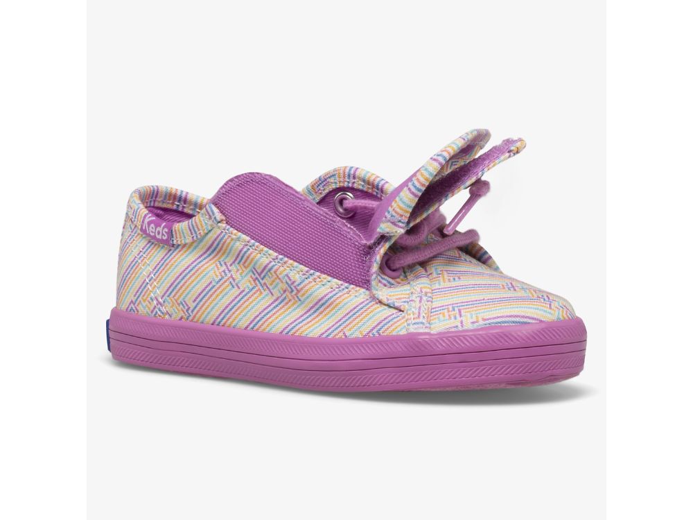 Keds Kickstart Seasonal Jr Tytön Tennarit Monivärinen Violetit | FI-09092