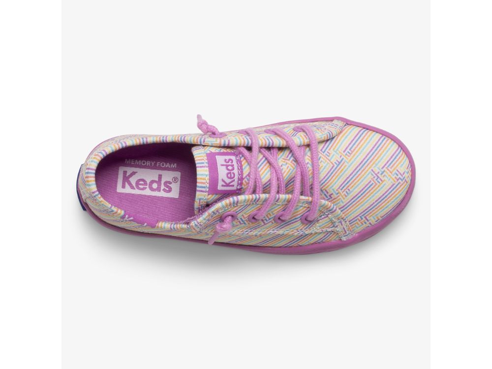 Keds Kickstart Seasonal Jr Tytön Tennarit Monivärinen Violetit | FI-09092