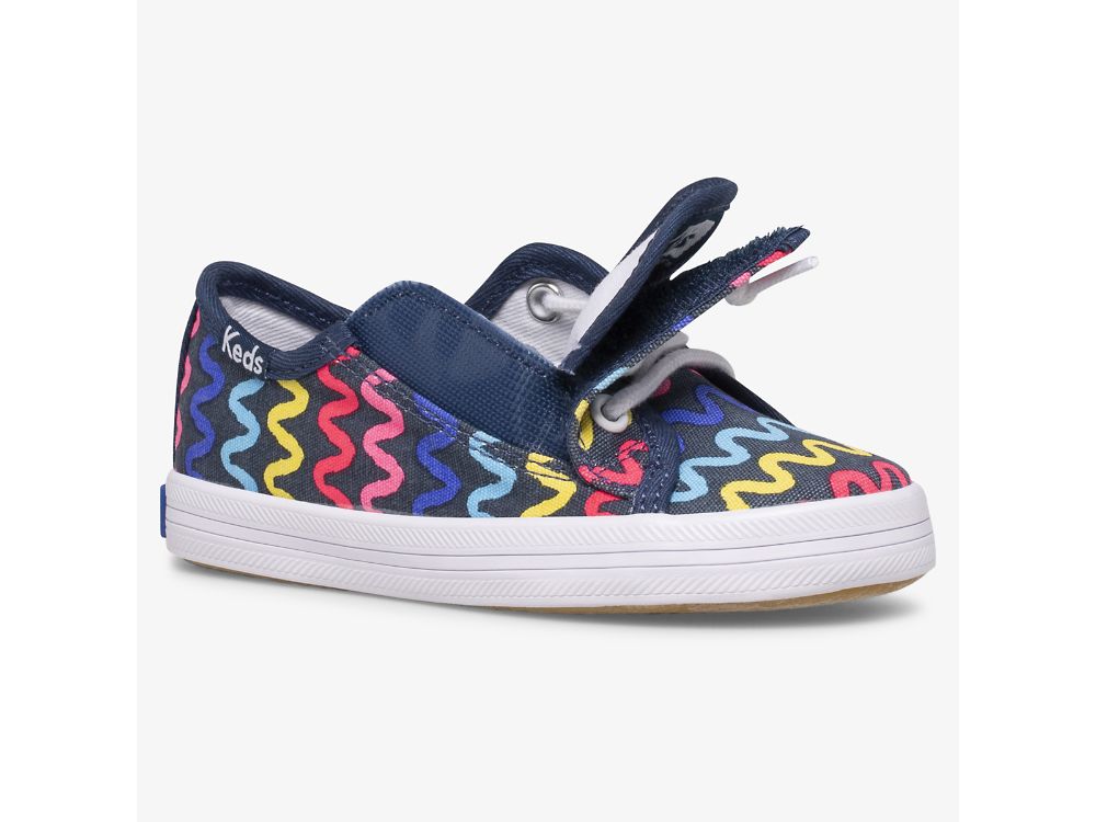 Keds Kickstart Seasonal Jr Tytön Tennarit Laivastonsininen | FI-35406