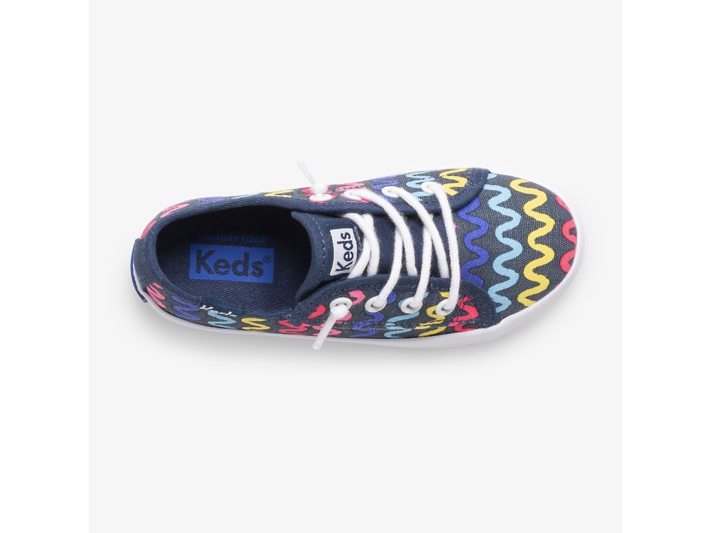 Keds Kickstart Seasonal Jr Tytön Tennarit Laivastonsininen | FI-35406