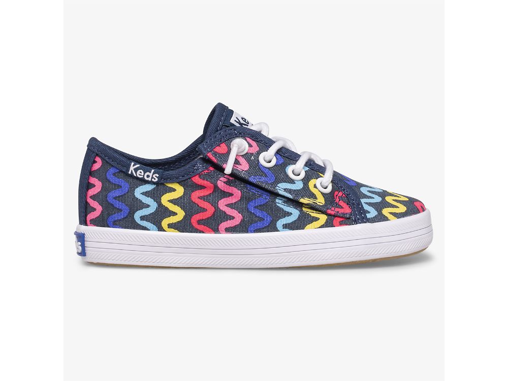 Keds Kickstart Seasonal Jr Tytön Tennarit Laivastonsininen | FI-35406