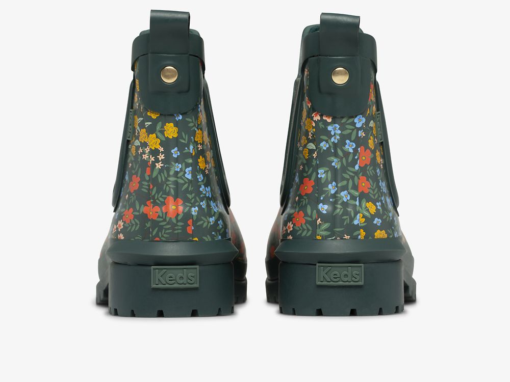 Keds Rifle Paper Co. Rowan Wildwood Naisten SlipOnTennarit Vihreä | FI-47155