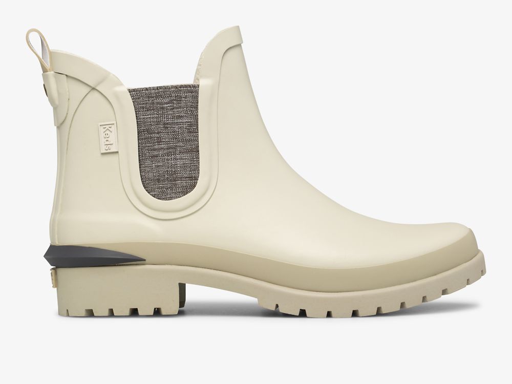 Keds Rowan Rain Boot Heather Naisten Kumisaappaat Beige | FI-80928