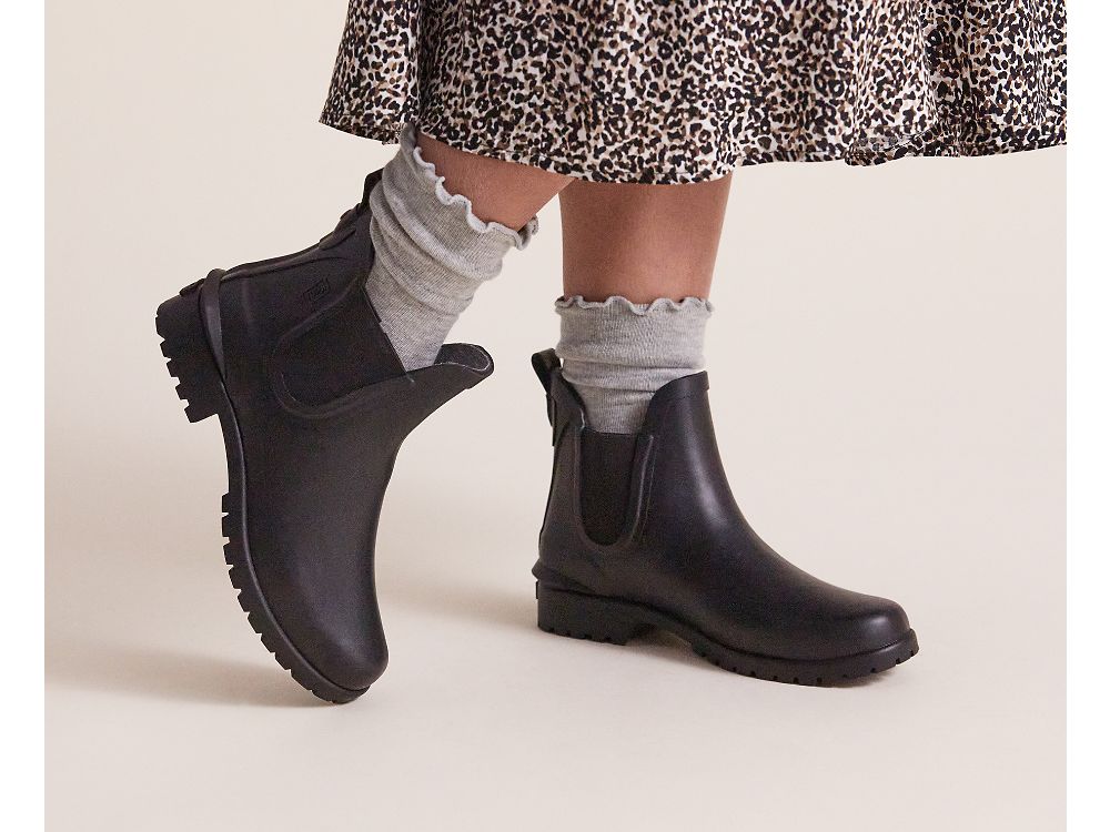 Keds Rowan Rain Boot Naisten Kumisaappaat Mustat Mustat | FI-81395