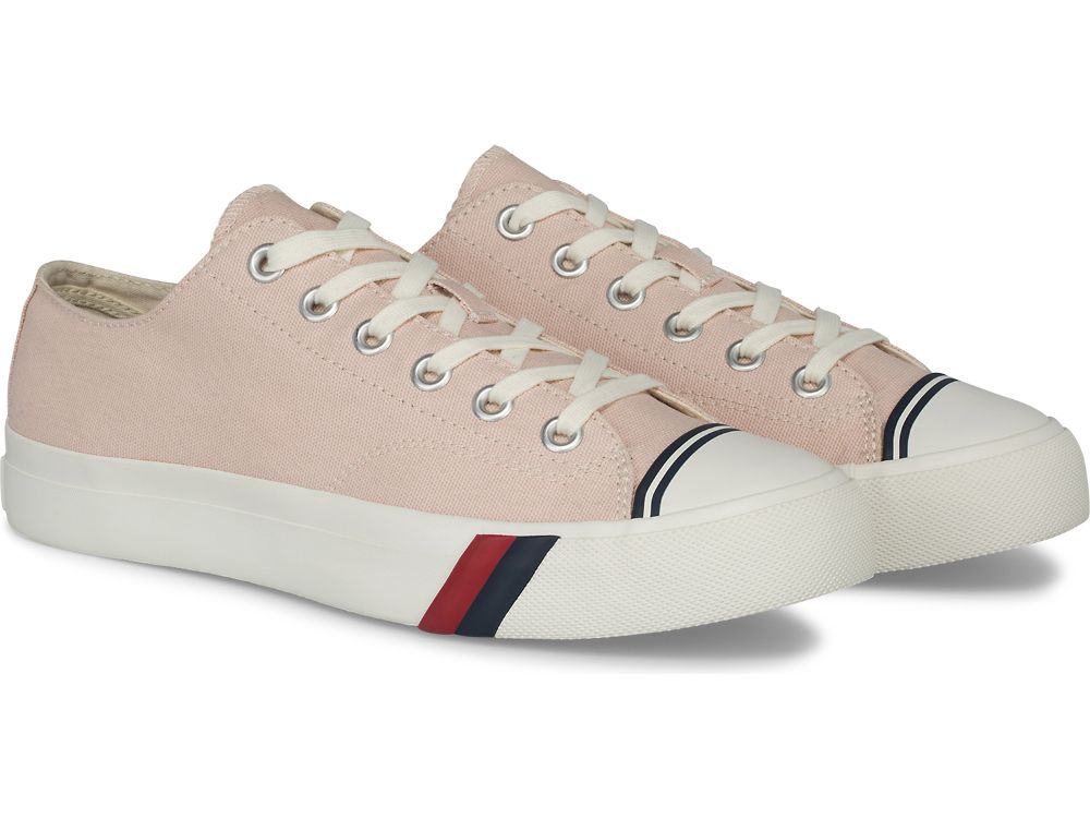 Keds Royal Lo Canvas Miesten Tennarit Vaaleanpinkki | FI-15667