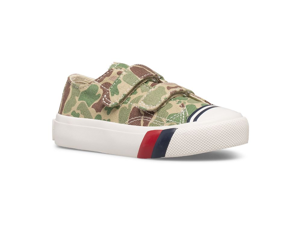 Keds Royal Lo HL Tytön SlipOnTennarit Camo Oliivinvihreä | FI-05016