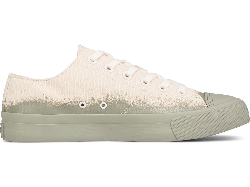 Keds Royal Lo Spray Foxing Miesten Tennarit Beige Vihreä | FI-37645