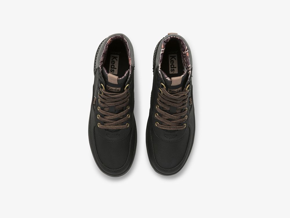 Keds Scout Boot III Vesi Resistant Twill Naisten Nauhakengät Mustat | FI-64915