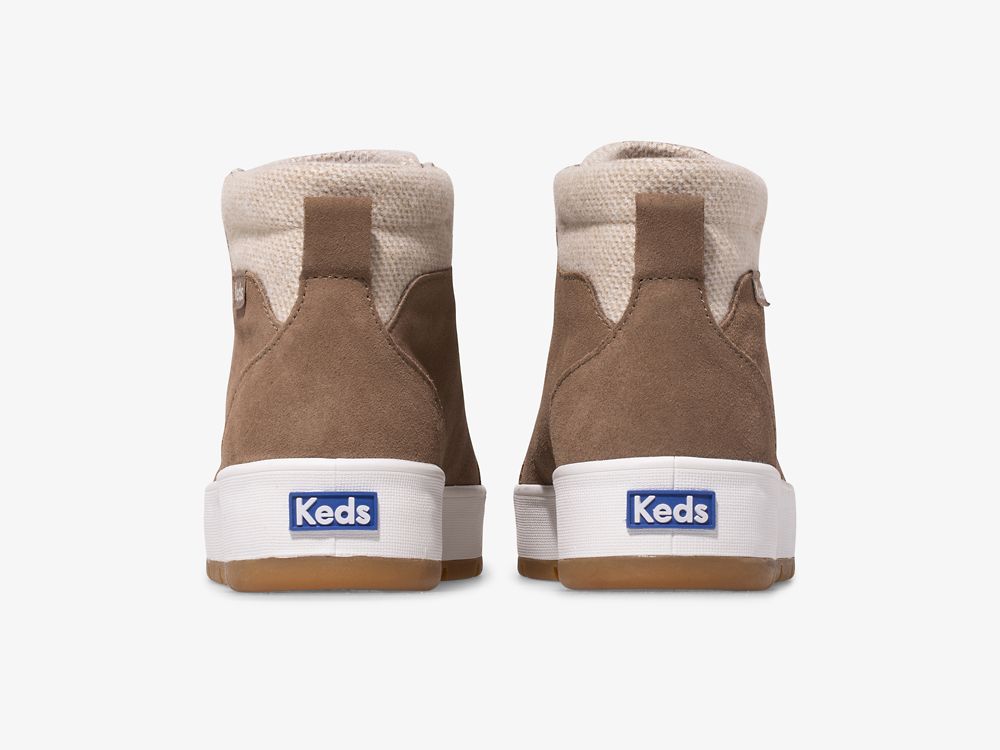 Keds Tahoe Boot Mokka Naisten Nauhakengät Ruskea | FI-05318