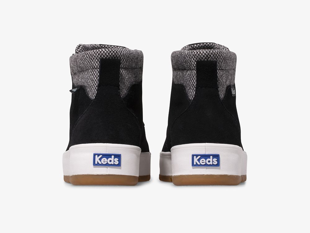 Keds Tahoe Boot Mokka Naisten Nauhakengät Mustat | FI-18817