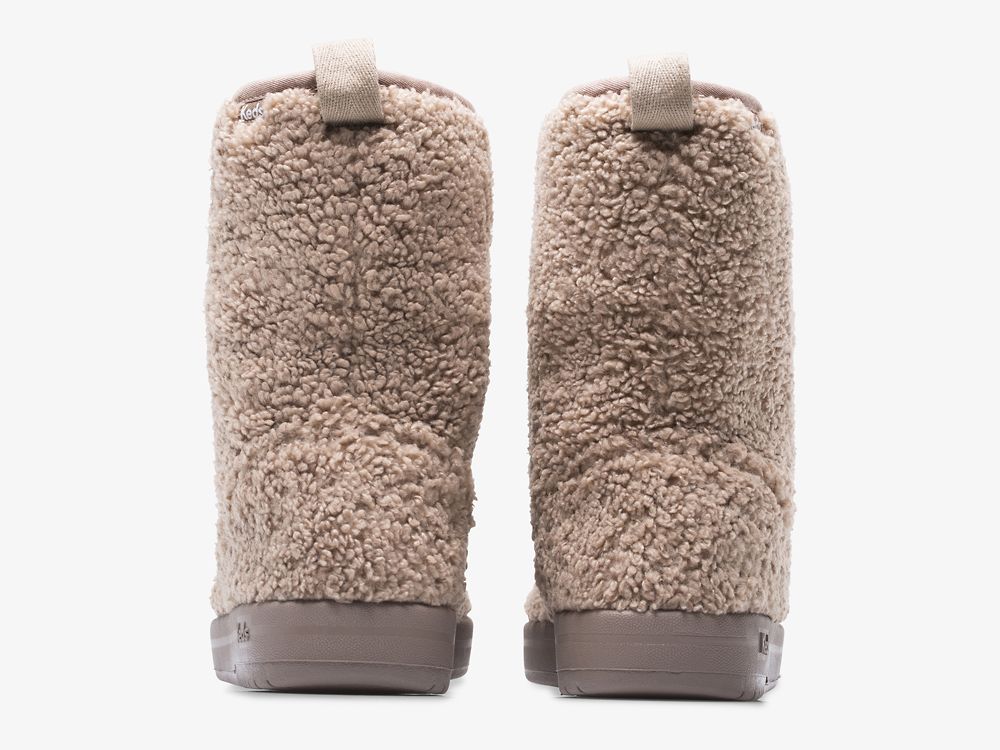 Keds Tally Boot Faux Shearling Naisten Nauhakengät Ruskea | FI-59301