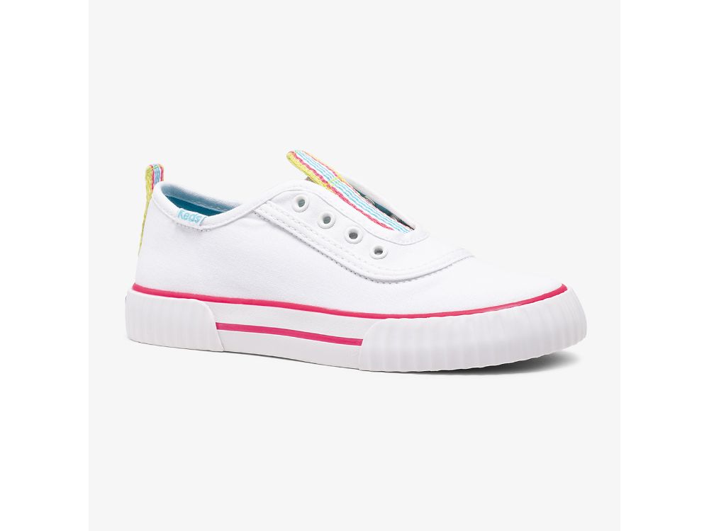 Keds Topkick Washable Slip-On Tytön SlipOnTennarit Valkoinen | FI-94391