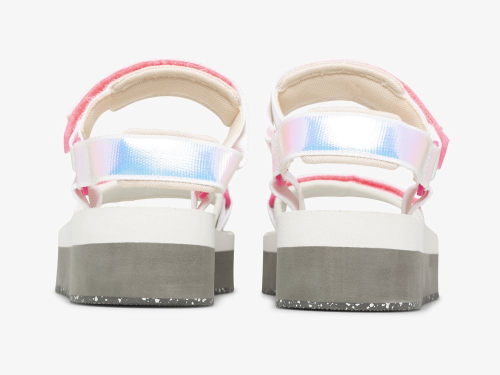 Keds Trio Platform Iridescent Multi Naisten SlipOnTennarit Pinkki | FI-24528