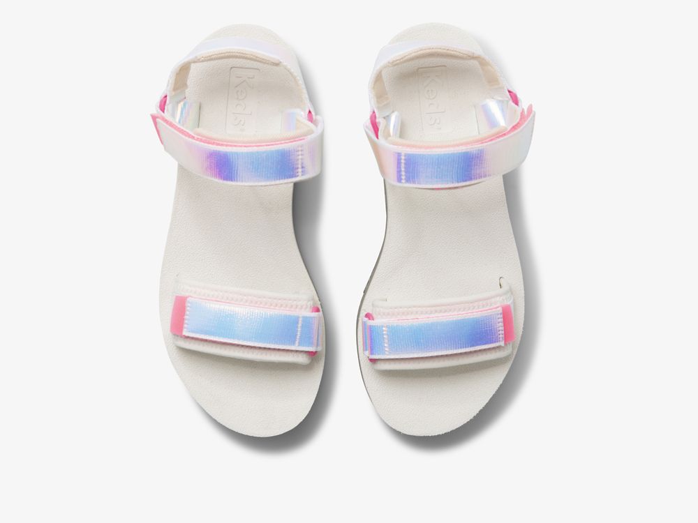 Keds Trio Platform Iridescent Multi Naisten Alustan Kengät Pinkki | FI-70336