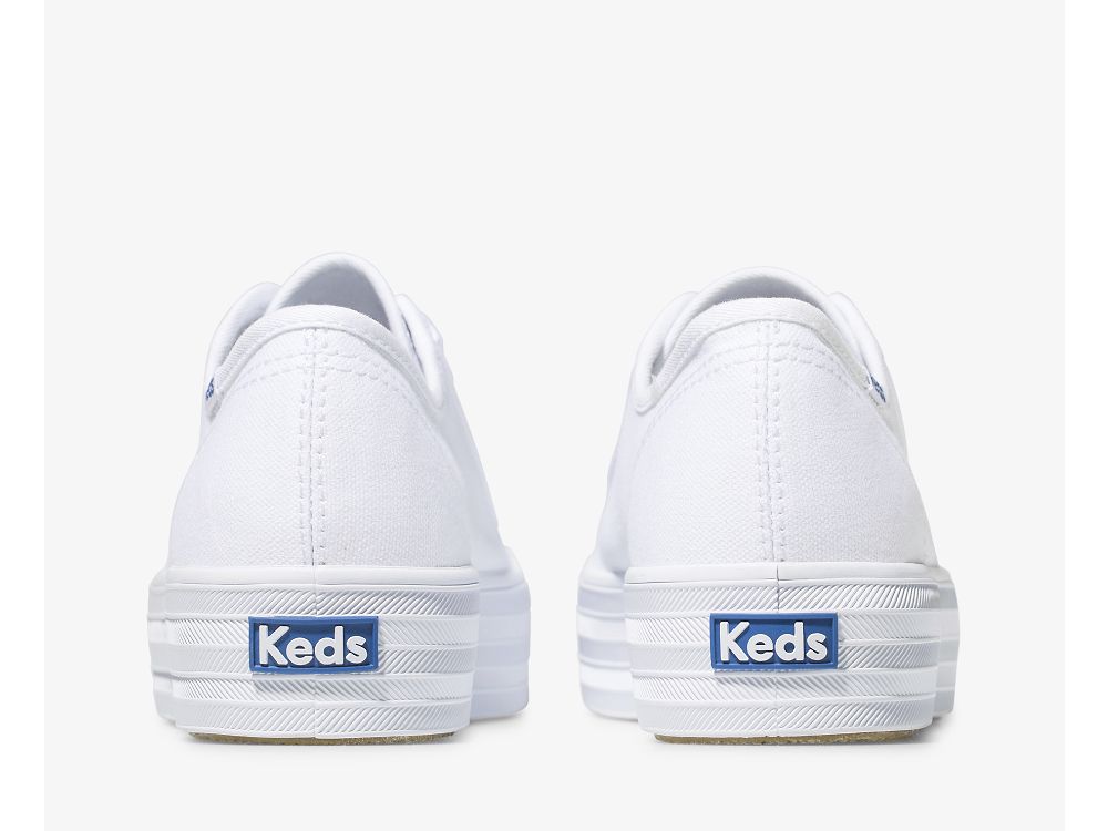 Keds Triple Kick Naisten Tenniskengät Valkoinen | FI-94750