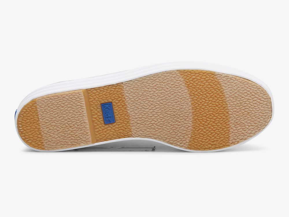 Keds Triple Up Canvas Naisten Alustan Kengät Mustat Kultaiset | FI-24417