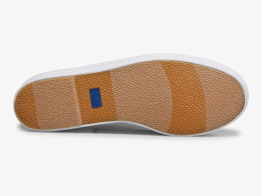 Keds Triple Up Canvas Naisten Alustan Kengät Laivastonsininen Hopea | FI-81850