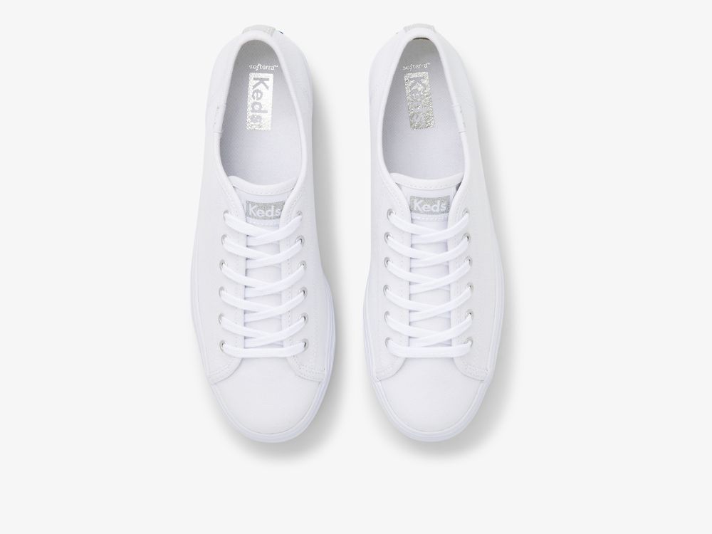 Keds Triple Up Canvas Naisten Tenniskengät Valkoinen | FI-69063