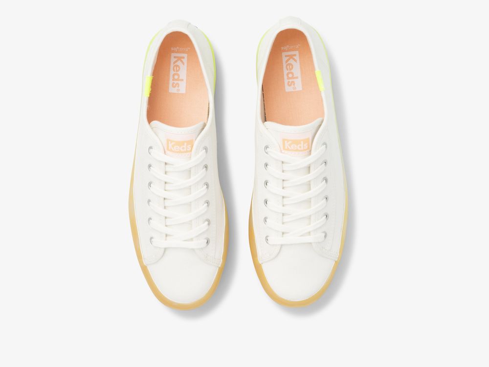 Keds Triple Up Ombre Foxing Naisten Alustan Kengät Valkoinen Monivärinen | FI-93960