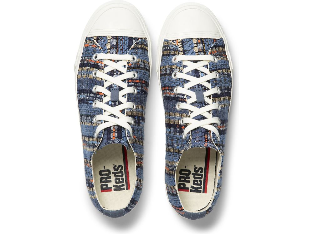 Keds Woven Royal Lo Miesten Tennarit Sininen | FI-64630