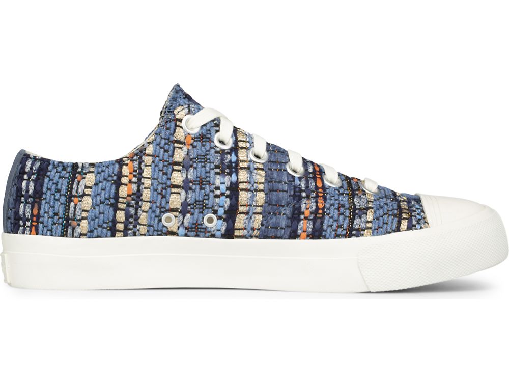 Keds Woven Royal Lo Miesten Tennarit Sininen | FI-64630