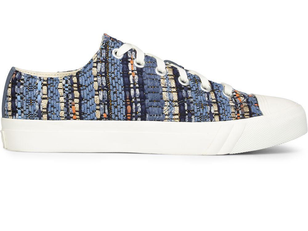 Keds Woven Royal Lo Miesten Tennarit Sininen | FI-64630